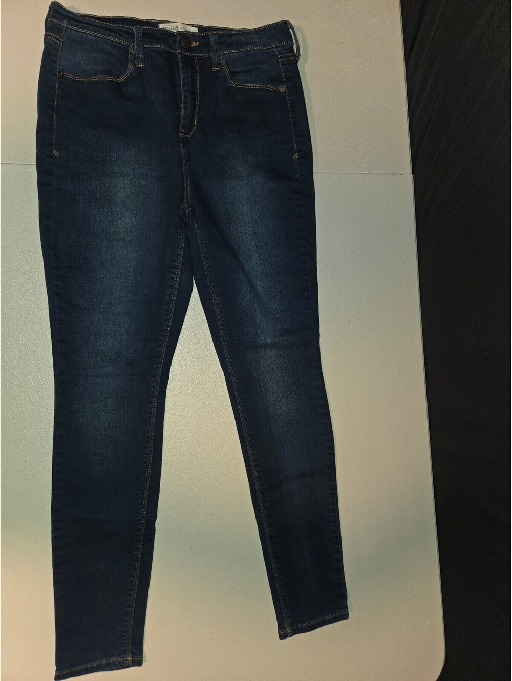 Mudd Women's High-Rise Stretch Jegging Jeans Size 11 Dark Blue